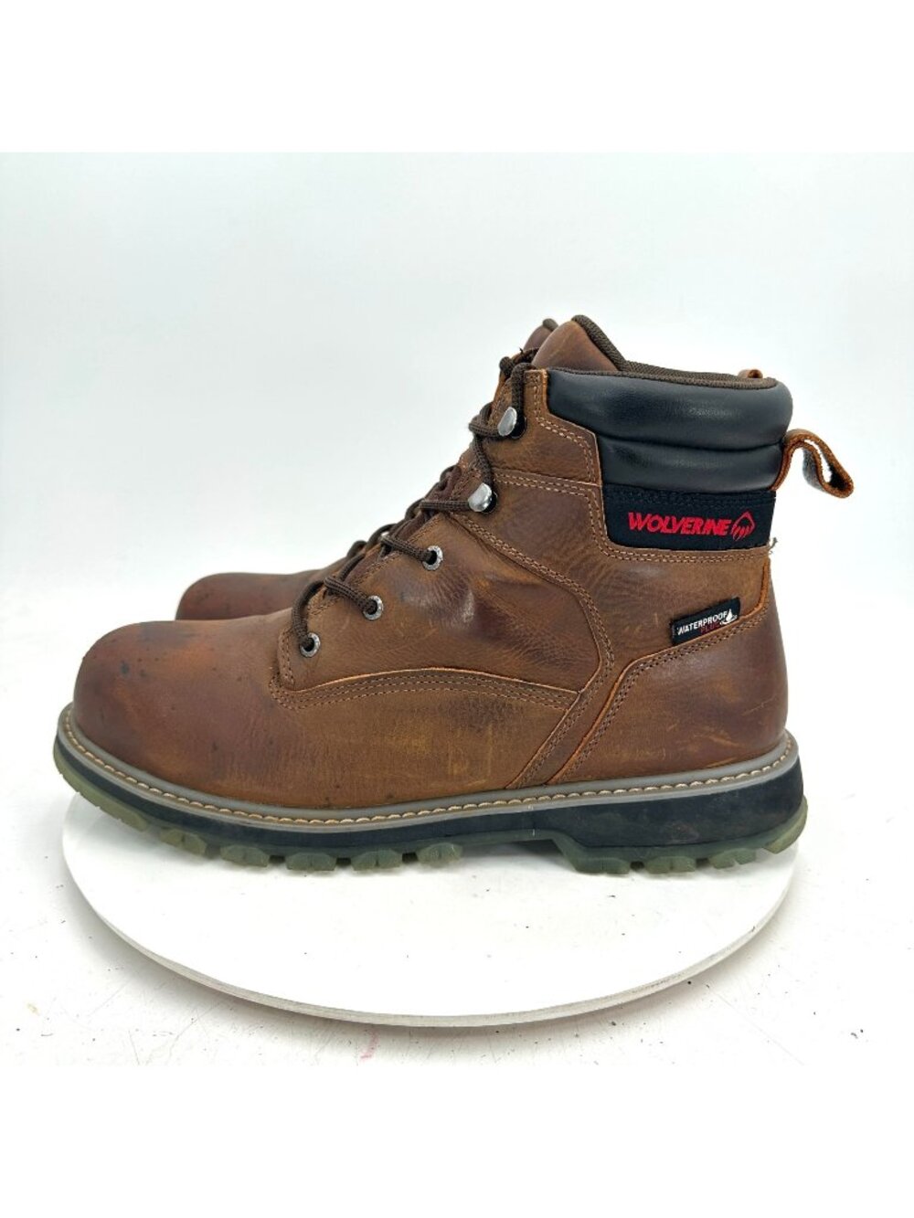 Wolverine Floorhand LX Men Size 12M W231016 Brown Leather Hard Toe Boot